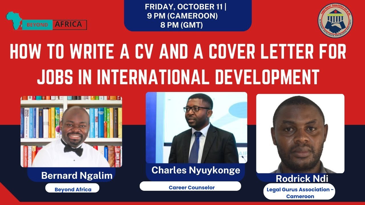 CVs and webinars in International Jobs cvs and webinars in international jobs